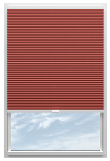 Umbra (Blackout), Toasted Red - Clip Fit Honeycomb Blind